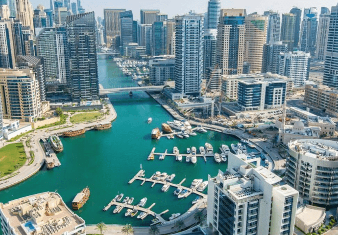 If using a Dubai skyline / aerial image: Dubai property market attracting international remote investors in 2026